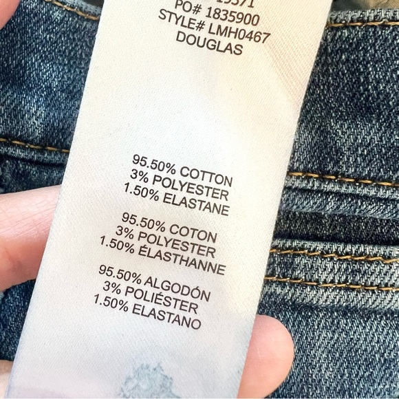 FRAME L’Homme Slim Jeans Men’s 34x31.5 Stretch Cotton Blend Dark Wash Denim - Picture 11 of 11